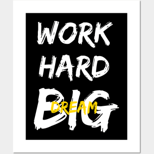 Work hard Posters and Art